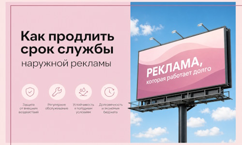 Как продлить срок службы наружной рекламы в  Горном-Алтайске