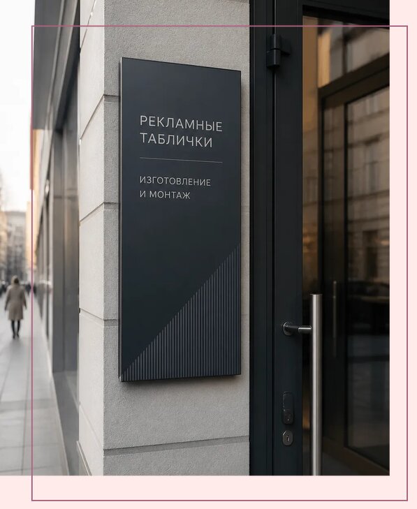 Рекламные таблички в Горном-Алтайске по цене от 4666 р. | Аванза-Грн