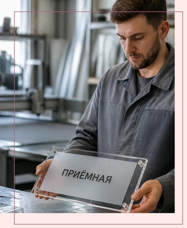 Таблички из оргстекла на заказ в Горном-Алтайске от 4044 р. | Аванза-Грн