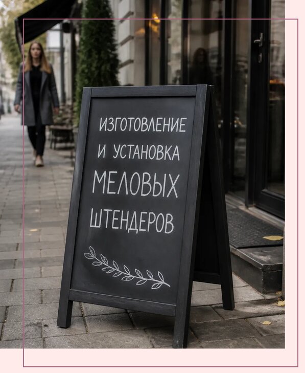 Меловые штендеры в Горном-Алтайске по цене от 6739 р. | Аванза-Грн
